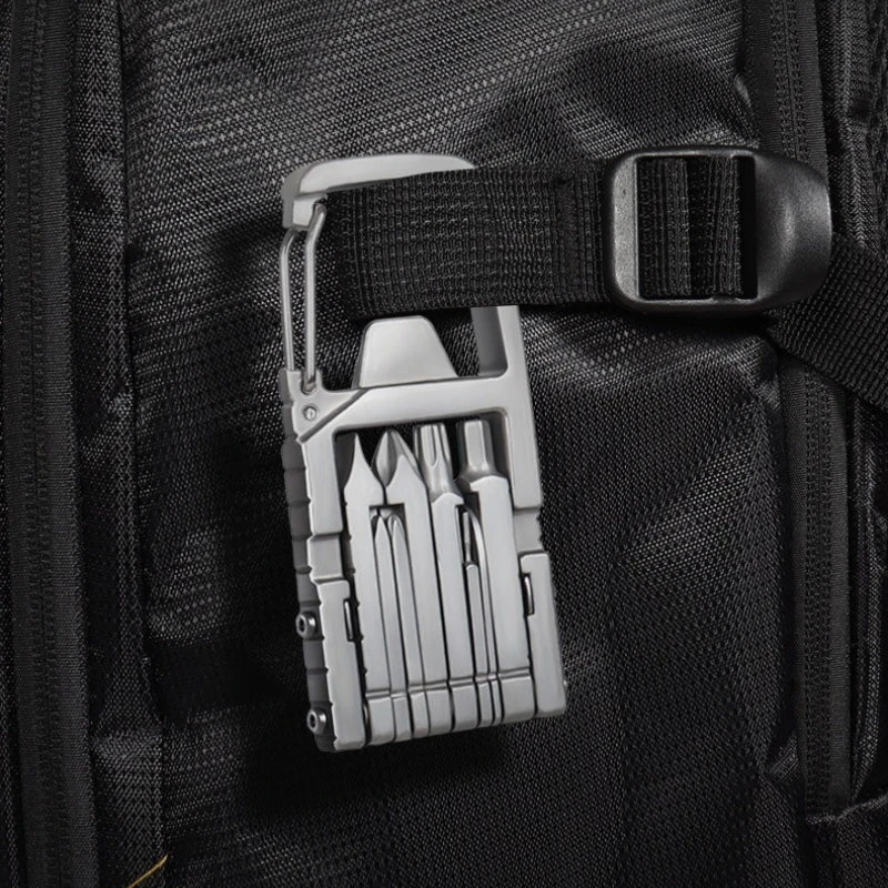 Folding Pocket Multitool Portable Camping and Hiking Gear Screwdriver