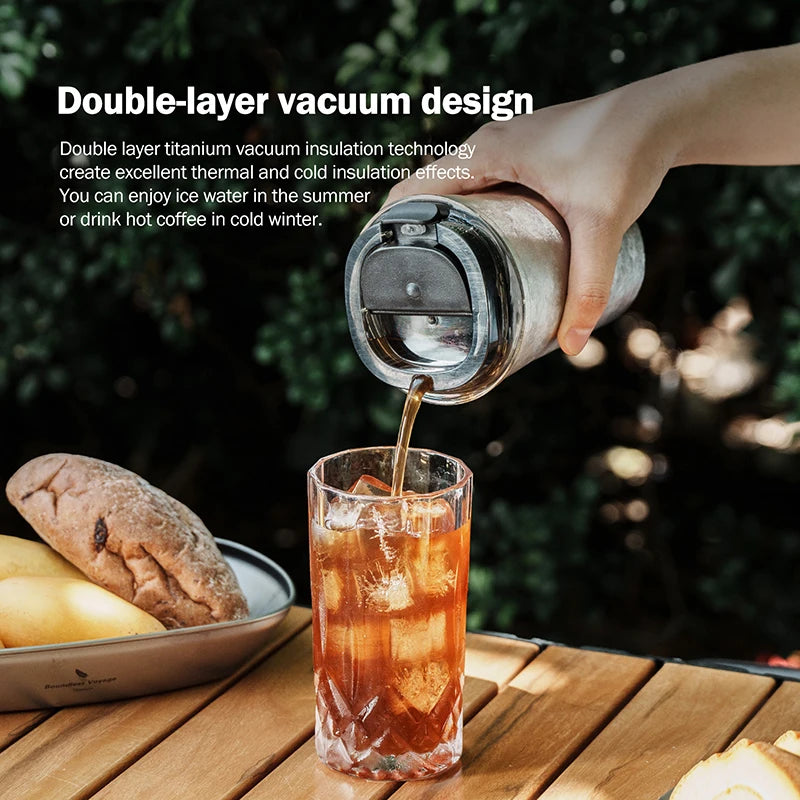 Travel Coffee Tea Drinking Cup Double Wall Vacuum Insulated Water Mug Thermos