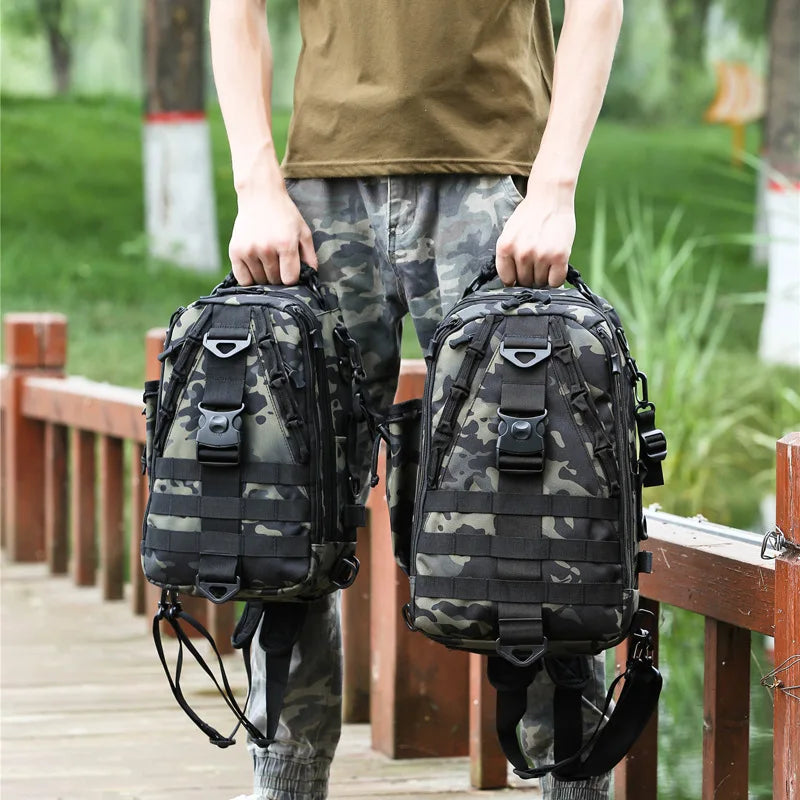 Outdoor Fishing Tackle Bag Waterproof Hiking Cycling Travel Backpack Tools