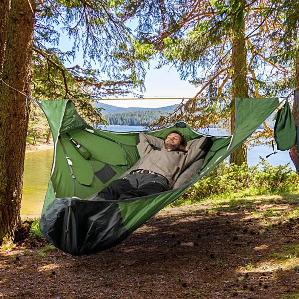Camping Cots Patio Hammock With Bed Net Family Camping Hammock Sleeping