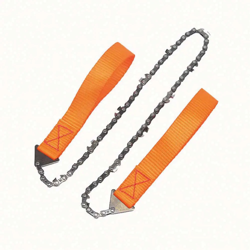 Outdoor Hand Chainsaw Camping Sawing Tool Tree Cutting Cable