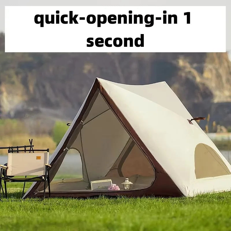Portable Sunscreen Beach Tent Outdoor Camping Triangle Tent Fully Automatic