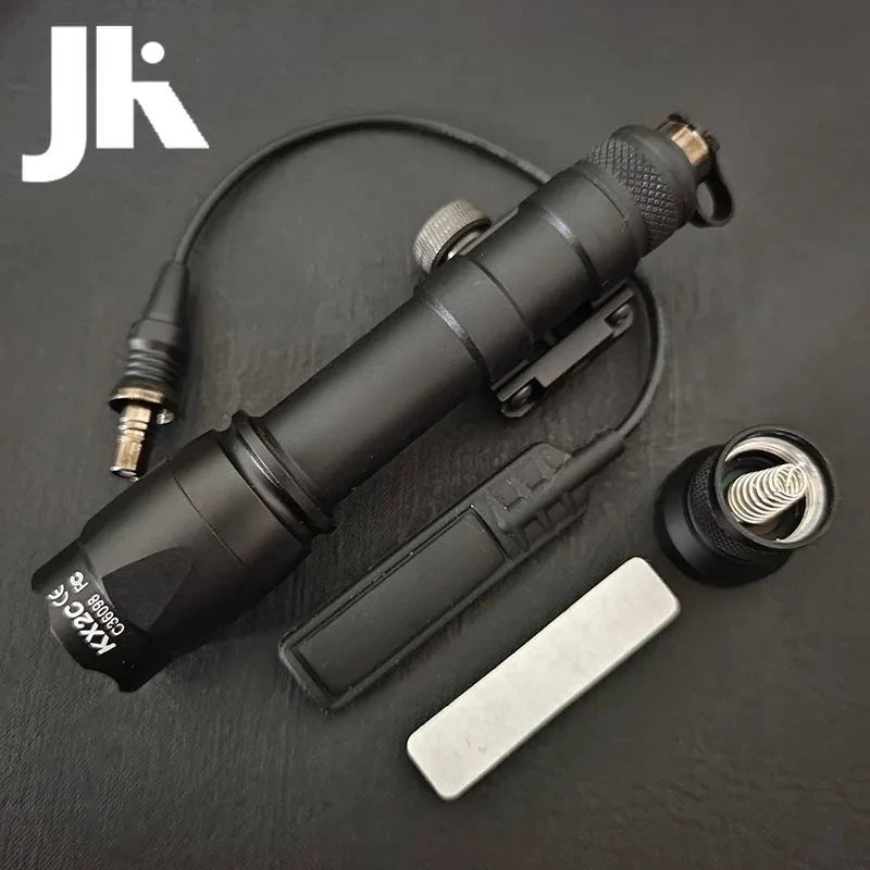 Tactical Flashlight M640 M340 Weapons Scout Light 20MM Picatinny Rail