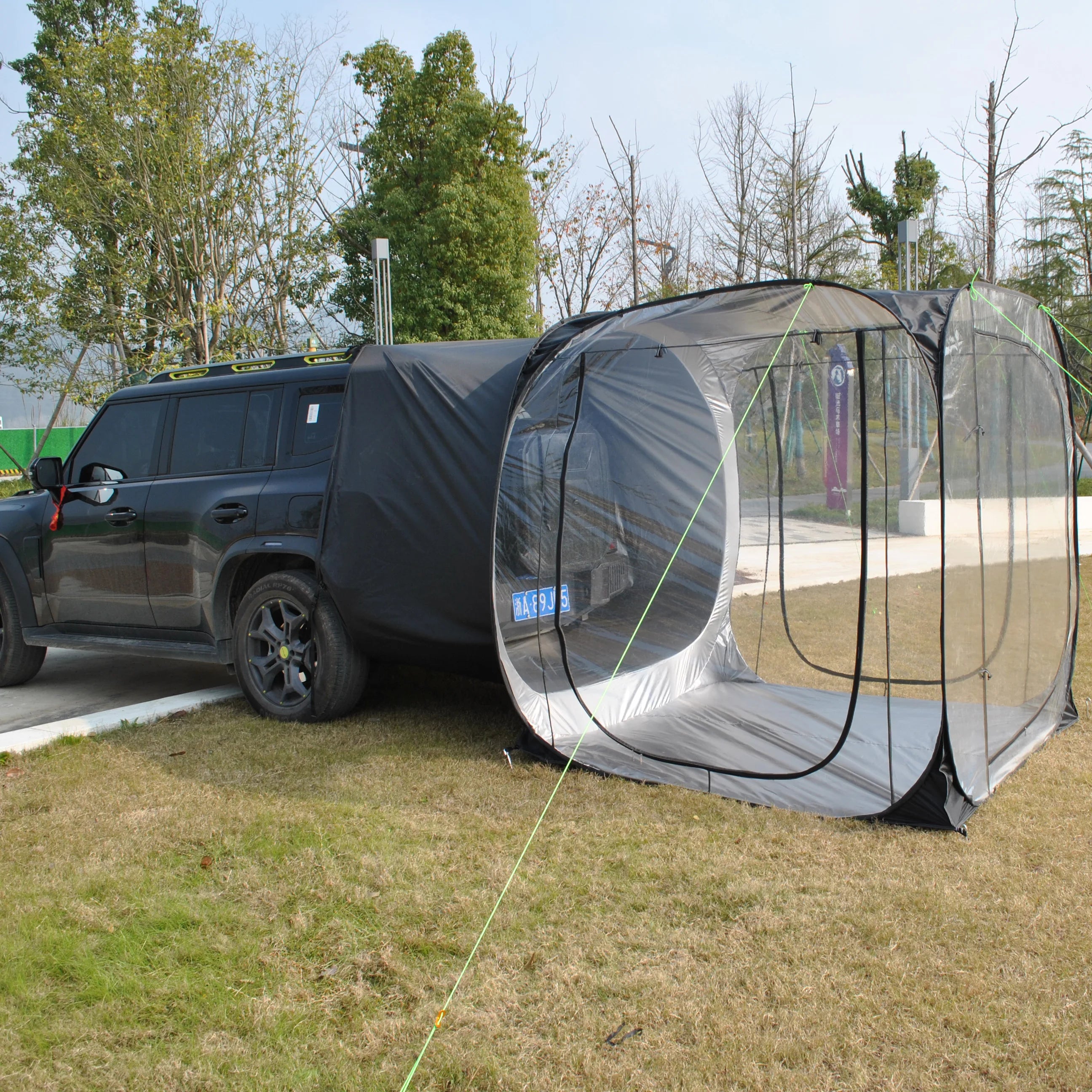 Car Tent trailer Tent, Car Tailgate Tent,Pop Up Car Rear Tent Multipurpose Truck Tent