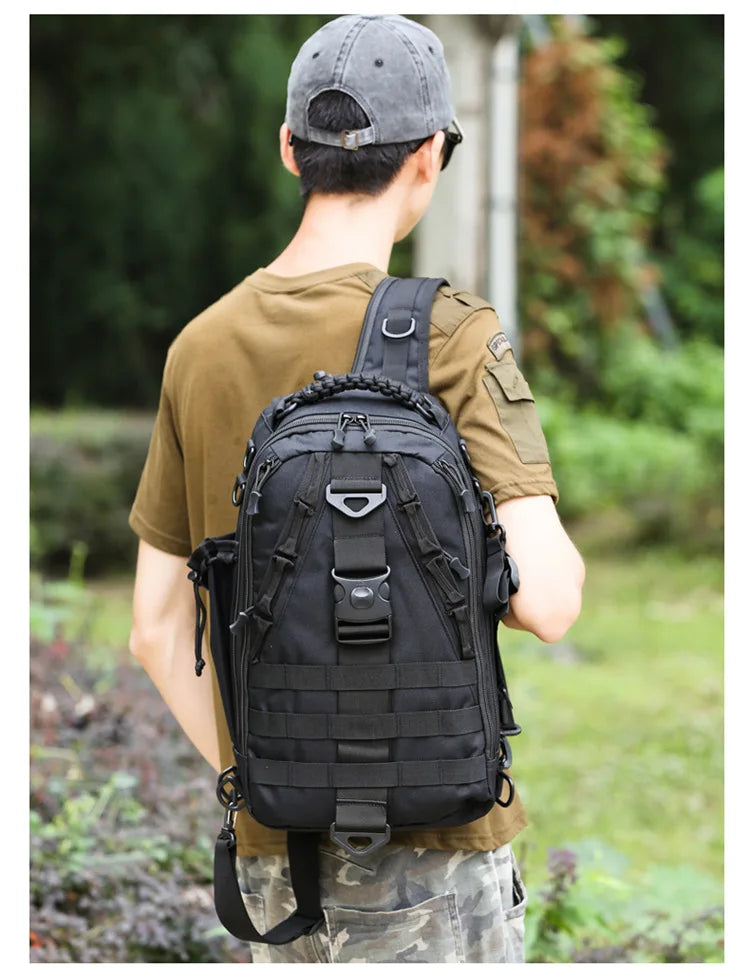 Outdoor Fishing Tackle Bag Waterproof Hiking Cycling Travel Backpack Tools
