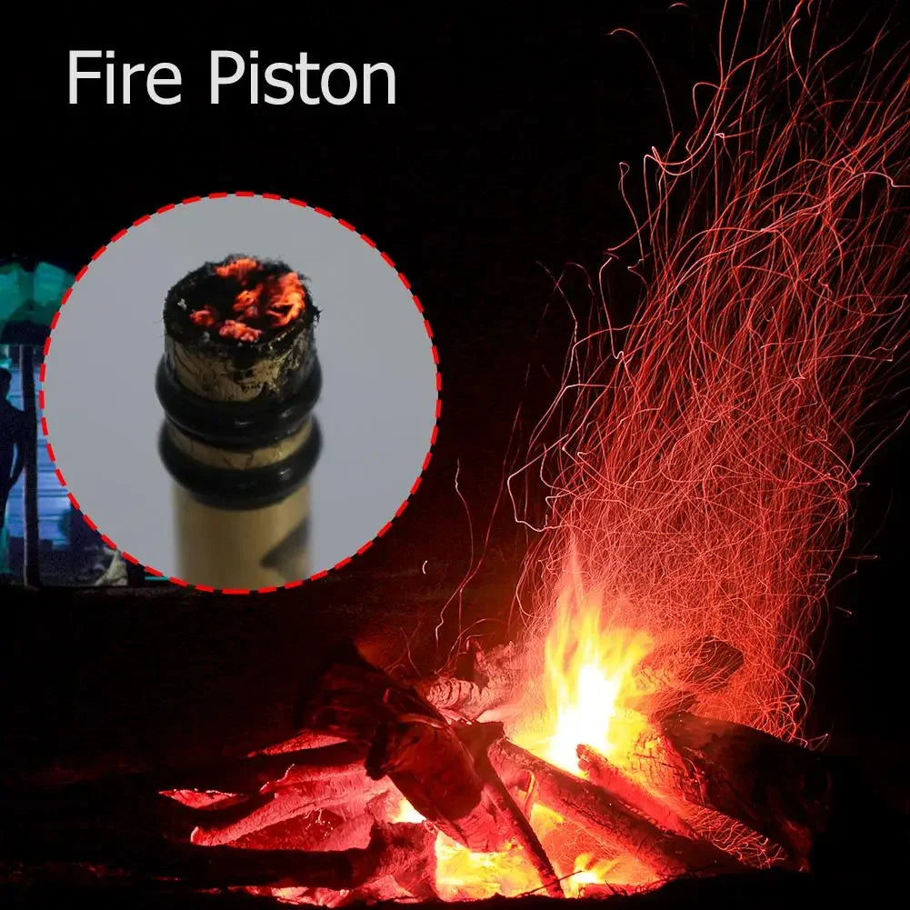 Brass Emergency Fire Tubes Practical Compression Outdoor Igniter Tube  Fire