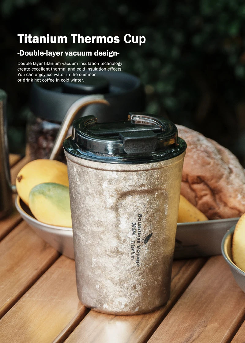 Travel Coffee Tea Drinking Cup Double Wall Vacuum Insulated Water Mug Thermos