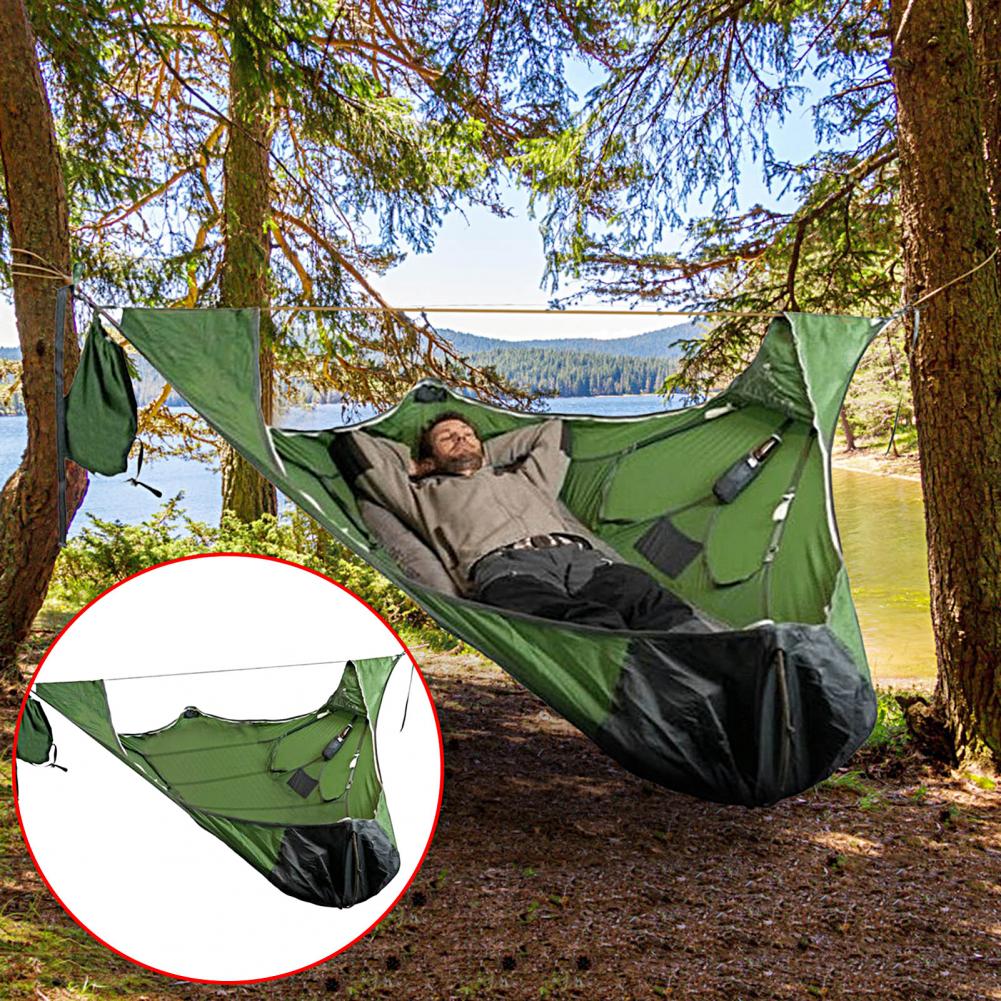 Camping Cots Patio Hammock With Bed Net Family Camping Hammock Sleeping