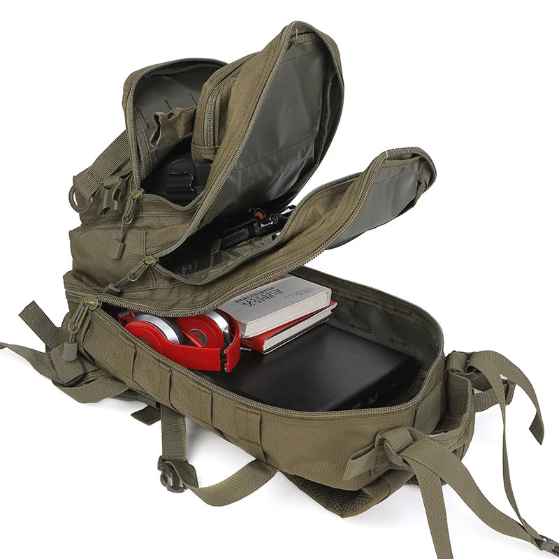 LQARMY Men Mochilas Tactical Backpack 30L Nylon Outdoor Waterproof Bags