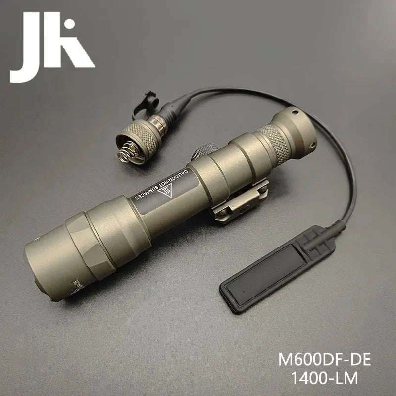 Tactical Flashlight M640 M340 Weapons Scout Light 20MM Picatinny Rail