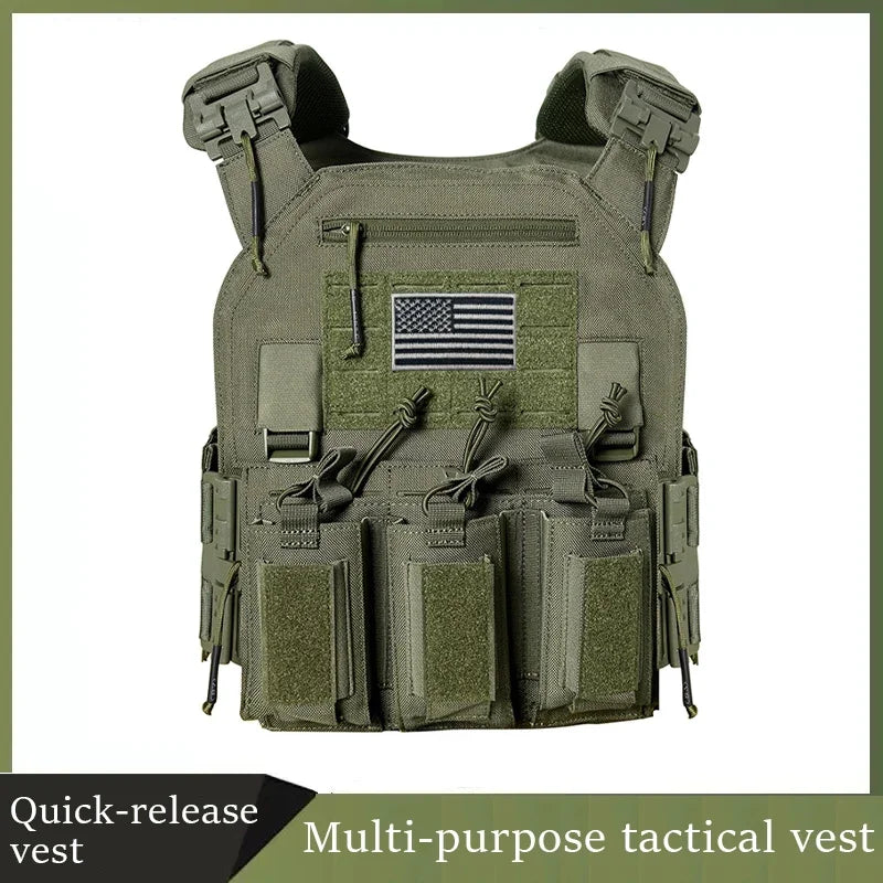 Chaleco Tactico Vest Ranger-Green Tactical Gear Tactical Vest for Outdoor