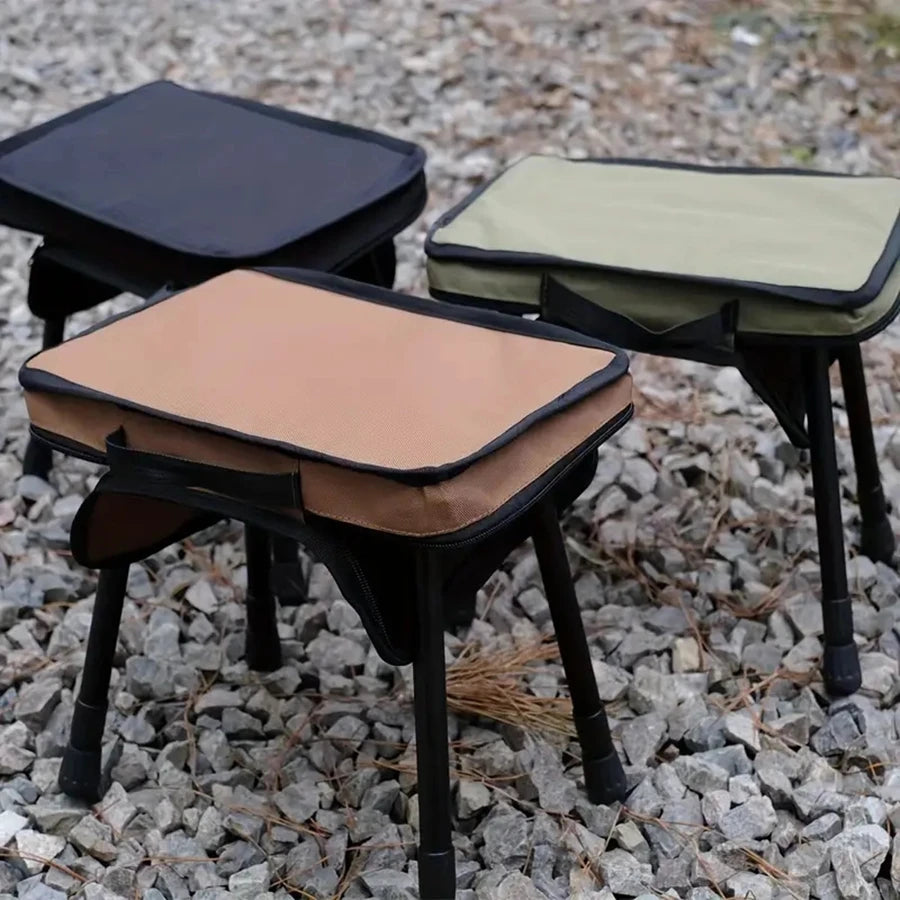 Outdoor Table And Chair Dual-Use Table, Liftable Portable Stool Outdoor Chair Desk