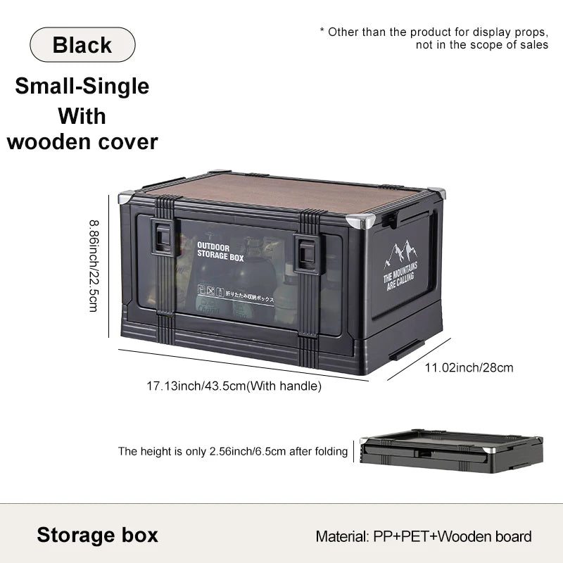 UFORU Multilayer Thickened Folding Storage Box with Lid Ideal for Outdoor