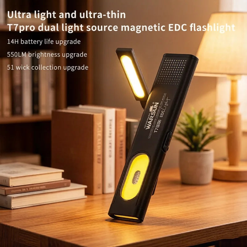 1PCS NEW USB-C Keychain Flashlight - Rechargeable LED Mini Torch Pocket Light