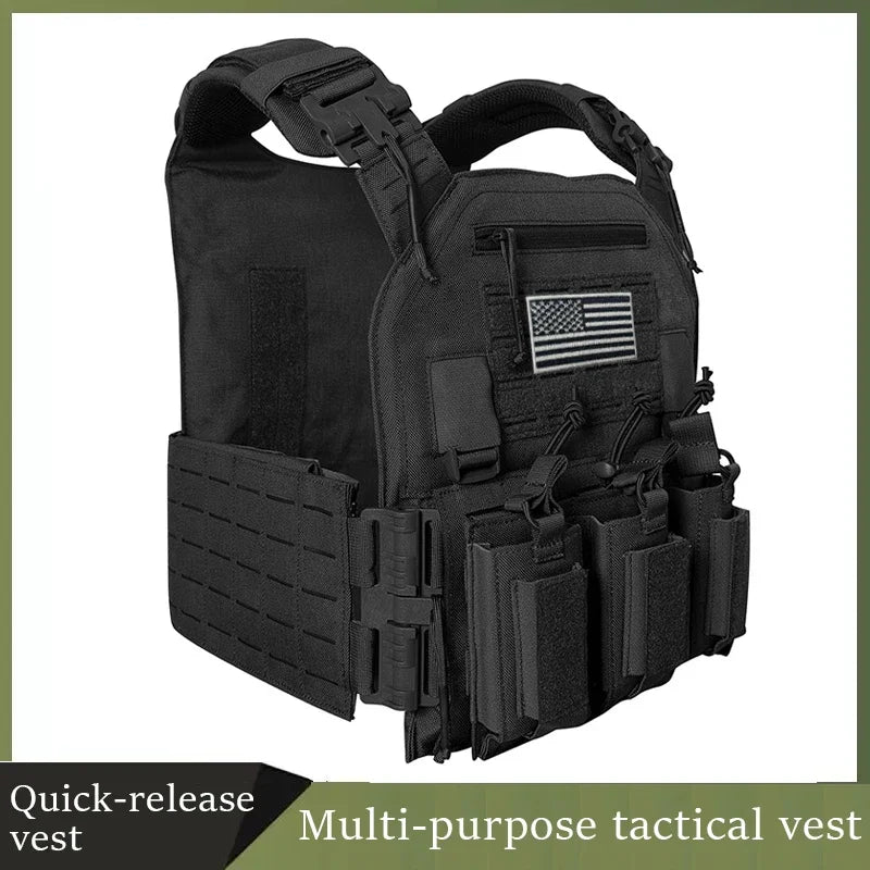 Chaleco Tactico Vest Ranger-Green Tactical Gear Tactical Vest for Outdoor