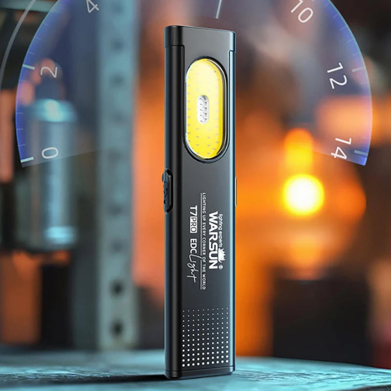 1PCS NEW USB-C Keychain Flashlight - Rechargeable LED Mini Torch Pocket Light
