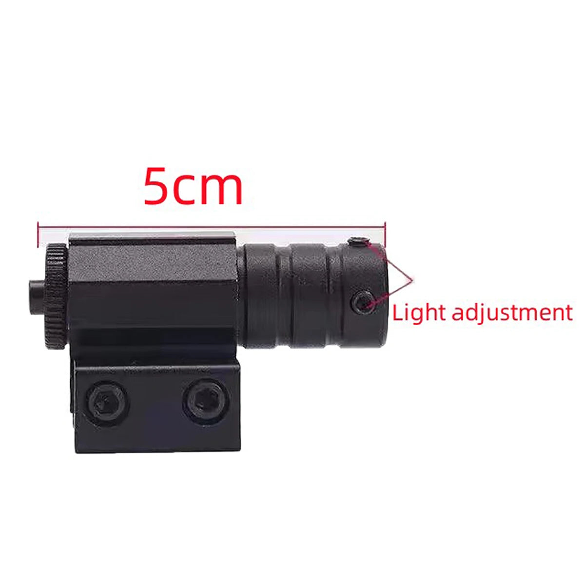 Tactical Red Dot Laser Pointer Sights Hunting with  Mount Adjustable Sight