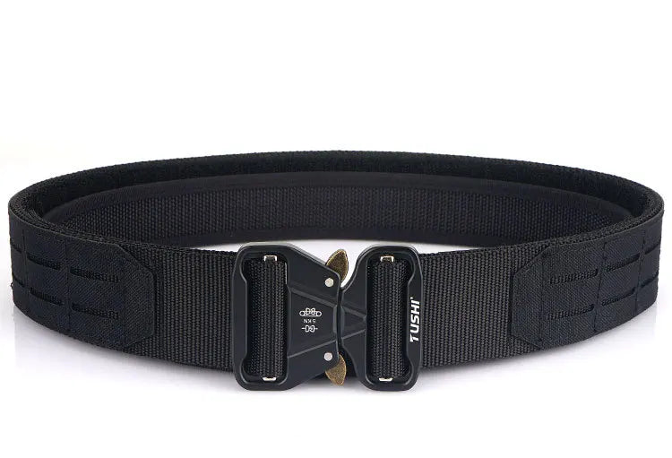 Tactical Belt 2 Inch Quick Release Ronin Camo Belt Metal Outdoor Waist Belt