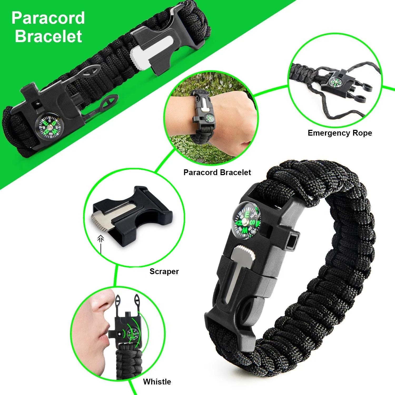 Professional Car Survival Outdoor Camping Hiking First Aid Kit Emergency