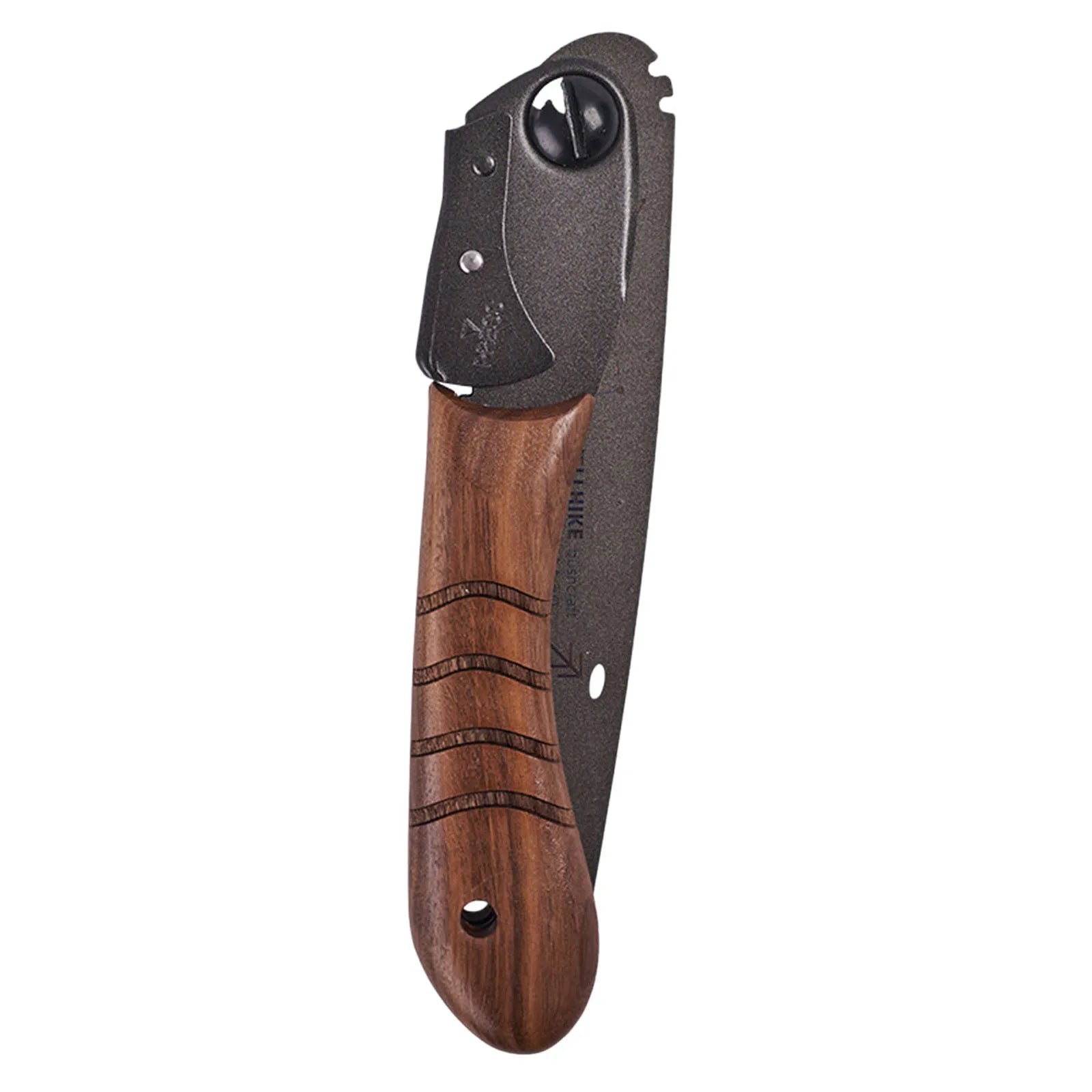 Folding Camp Saw Steel Walnut Wood Handle Camping Saw Cutting Camping