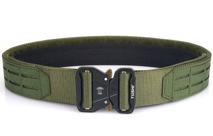 Tactical Belt 2 Inch Quick Release Ronin Camo Belt Metal Outdoor Waist Belt