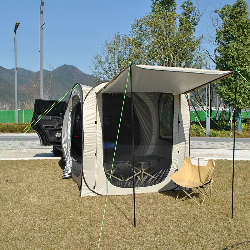 Car Rear Automatic Tent, Car Tailgate Tent,Pop Up Car Rear Tent, SUV Tents Car