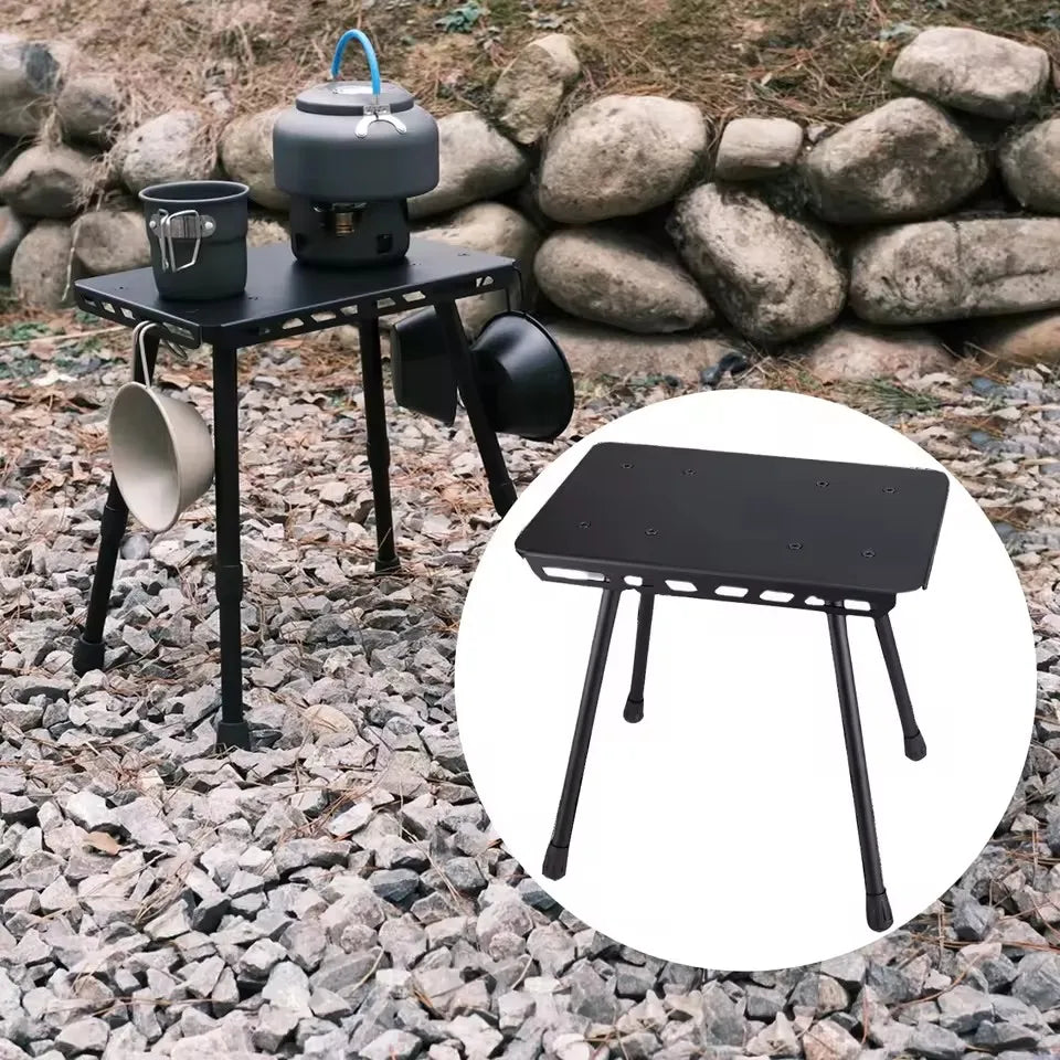 Outdoor Table And Chair Dual-Use Table, Liftable Portable Stool Outdoor Chair Desk