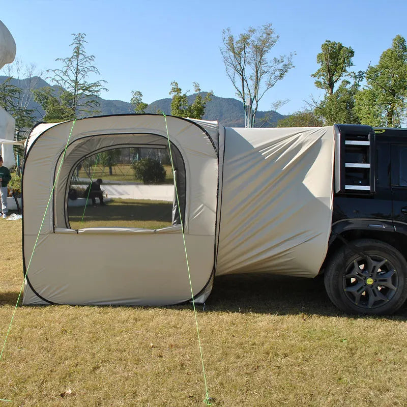 Car Tent trailer Tent, Car Tailgate Tent,Pop Up Car Rear Tent Multipurpose Truck Tent