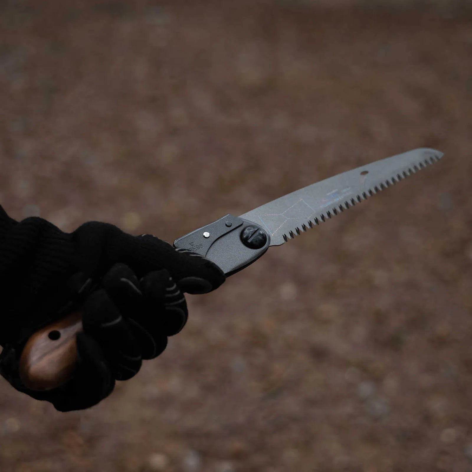 Folding Camp Saw Steel Walnut Wood Handle Camping Saw Cutting Camping