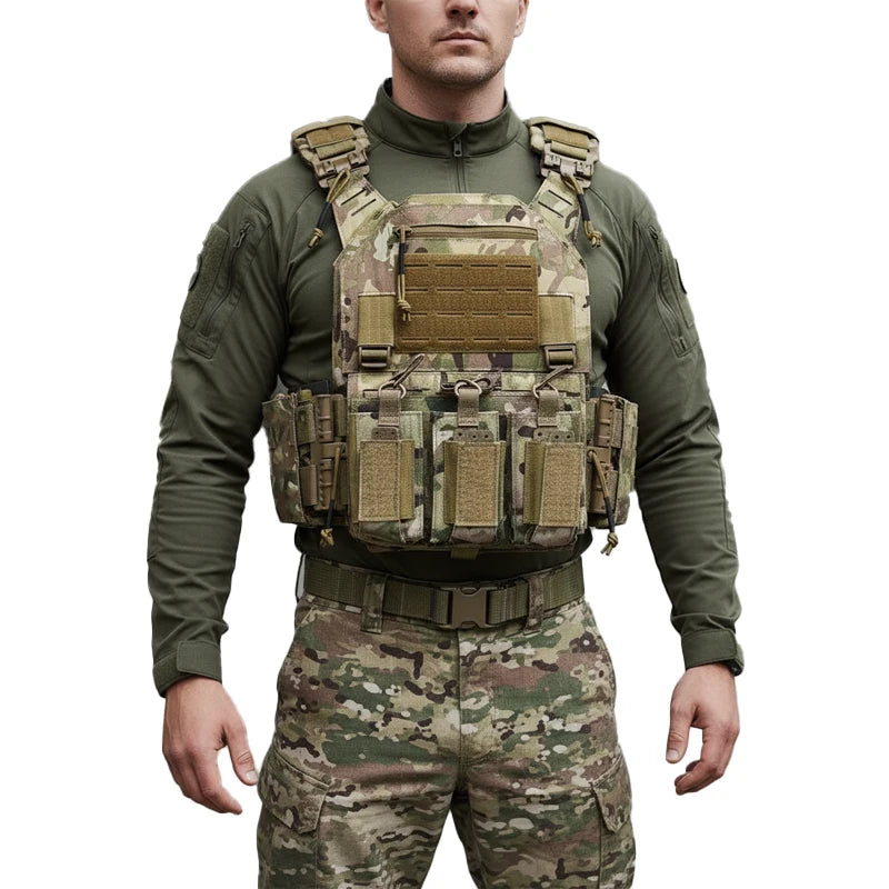 Chaleco Tactico Vest Ranger-Green Tactical Gear Tactical Vest for Outdoor