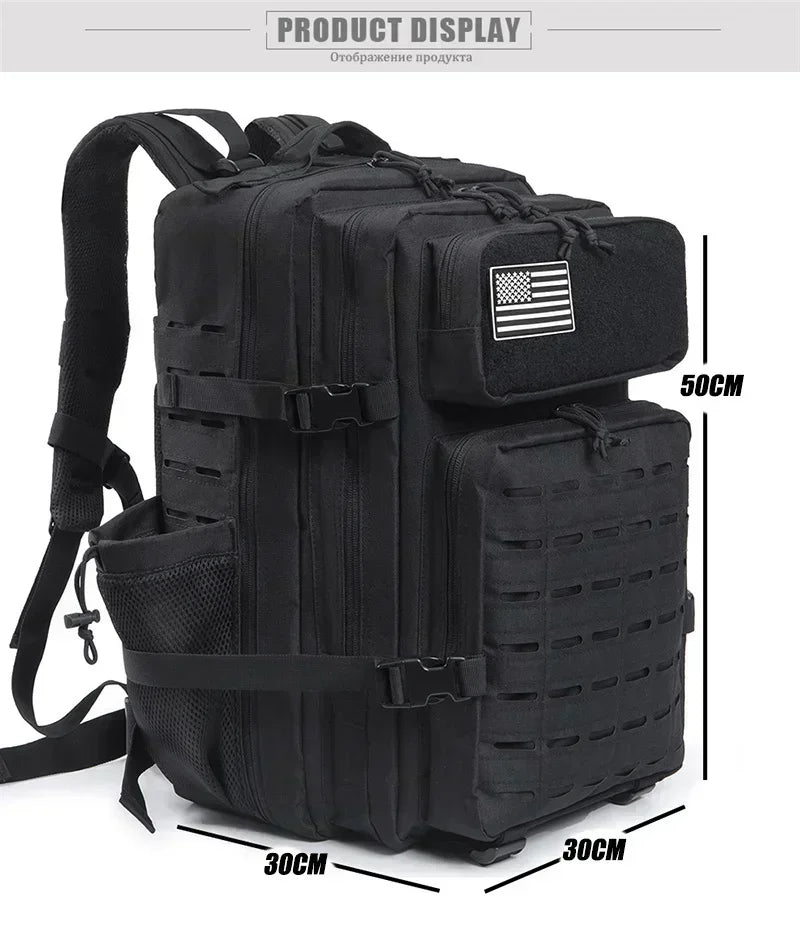 Tactical Backpack School Bag Gym Rucksack Treeking with Dual  camping