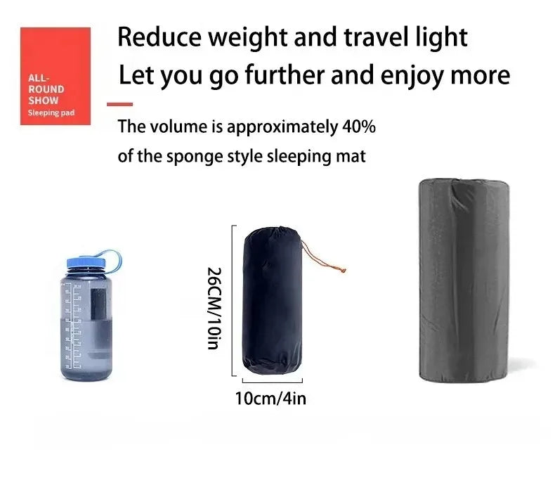 Outdoor Inflatable Camping Mats Air Cushion with Pillow Outdoor Tourist