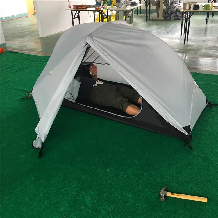 Double Layer 1 Person camping Tent Waterproof ultralight Lightweight Tents