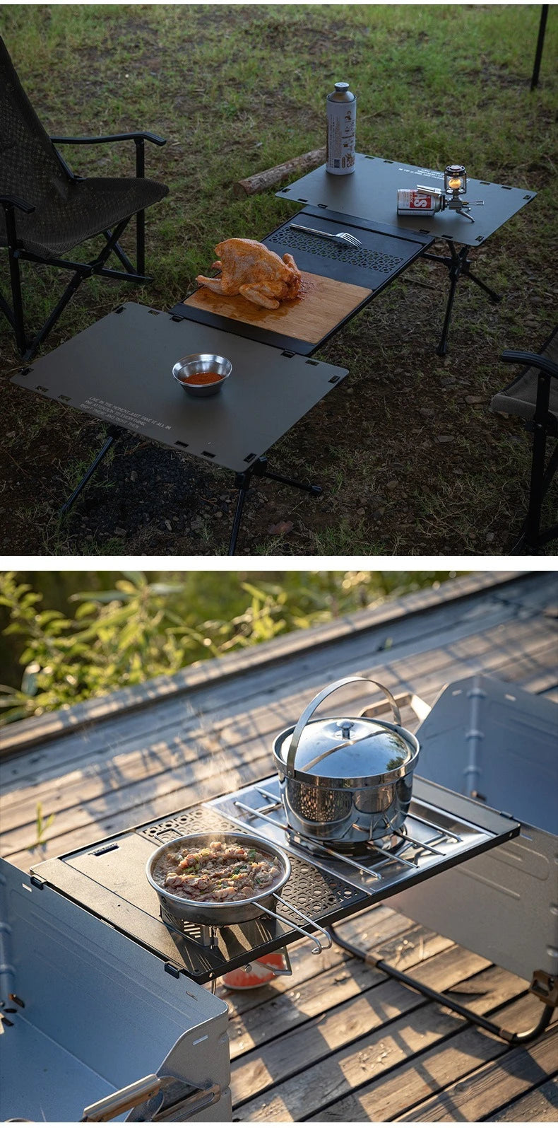 Combination Table Suitable For Snow Peak Stove Cover Outdoor Camping Table