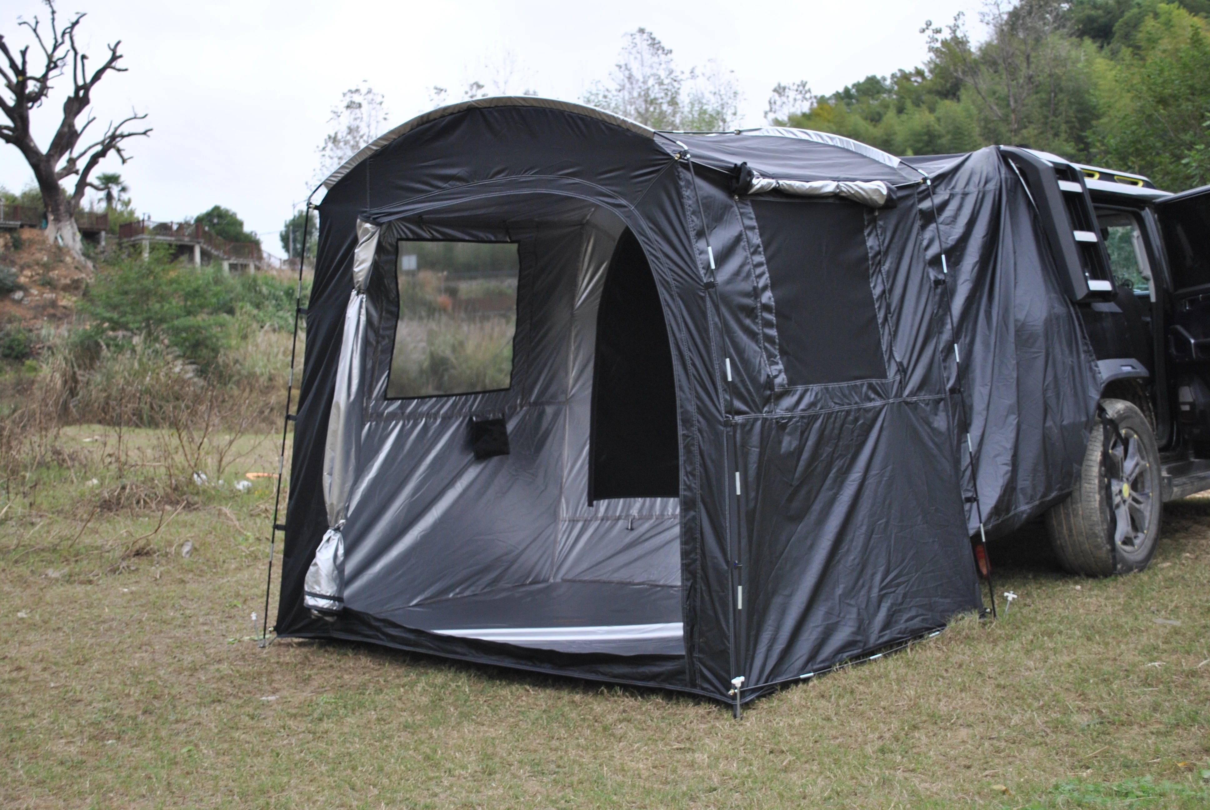 2-Person SUV Tailgate Tent Easy Setup Waterproof Outdoor Camping Van
