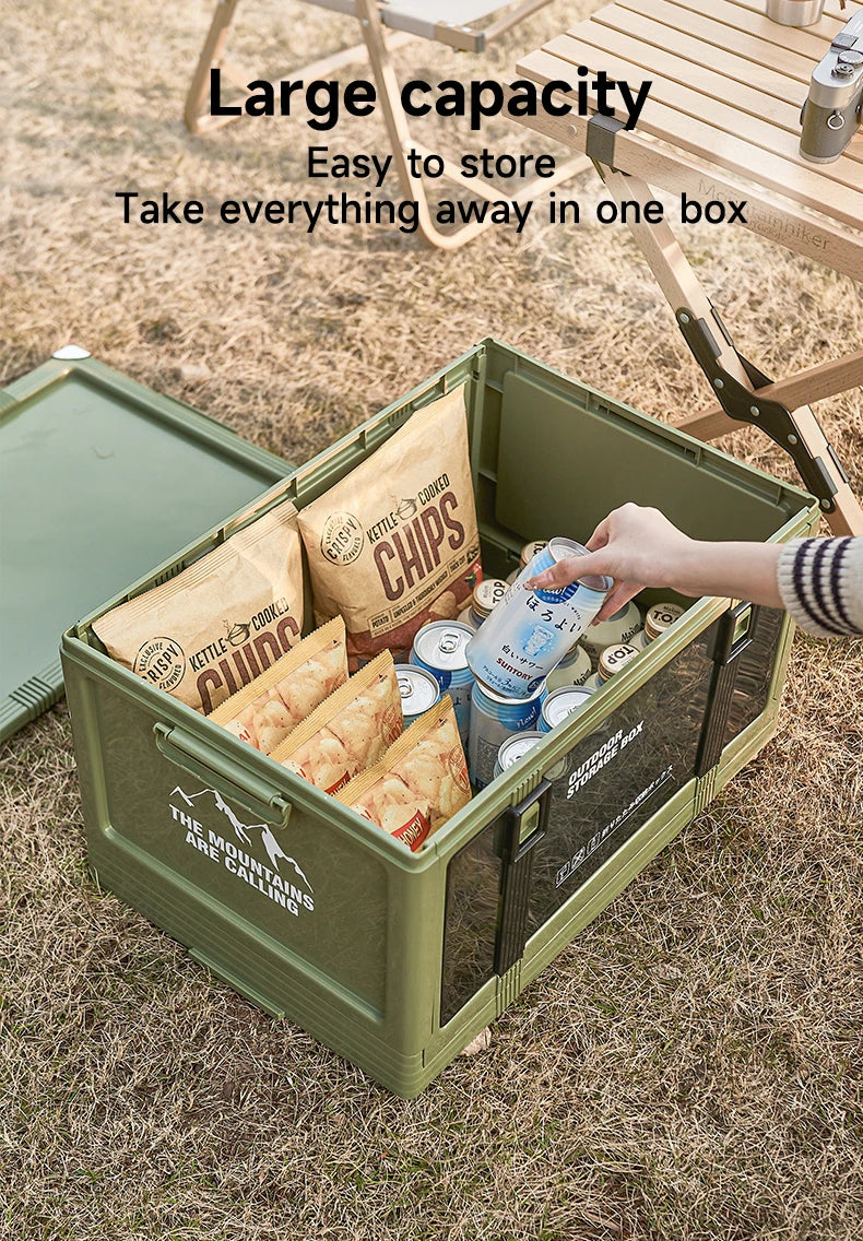 UFORU Multilayer Thickened Folding Storage Box with Lid Ideal for Outdoor
