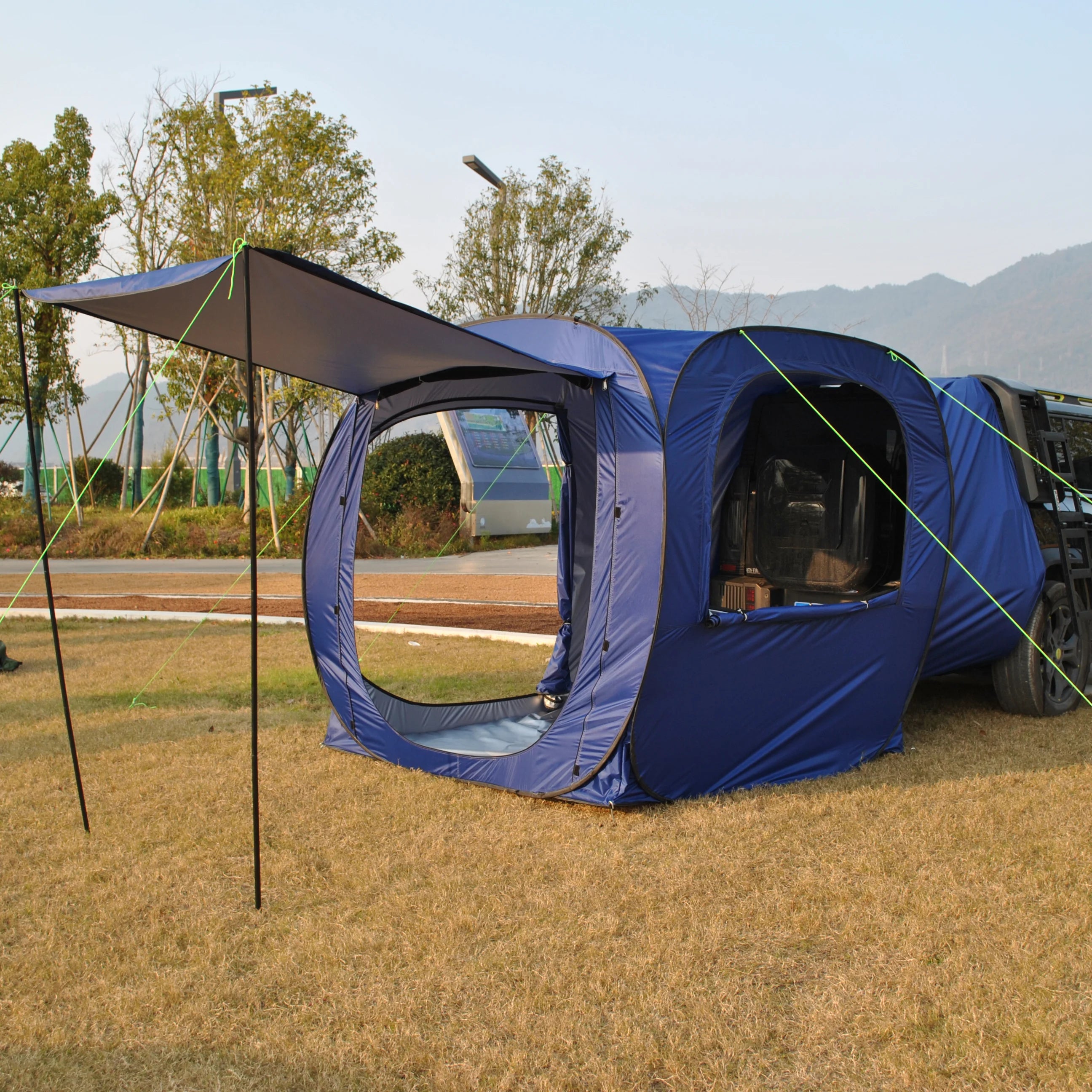 Car Rear Automatic Tent, Car Tailgate Tent,Pop Up Car Rear Tent, SUV Tents Car
