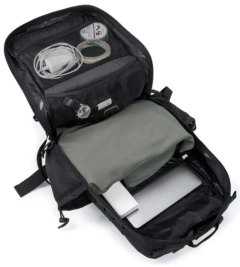 Tactical Backpack School Bag Gym Rucksack Treeking with Dual  camping