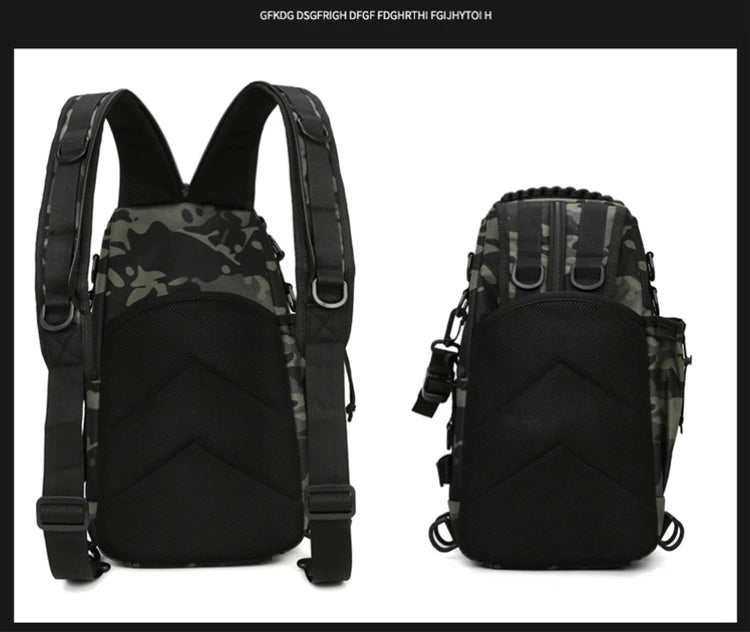 Outdoor Fishing Tackle Bag Waterproof Hiking Cycling Travel Backpack Tools