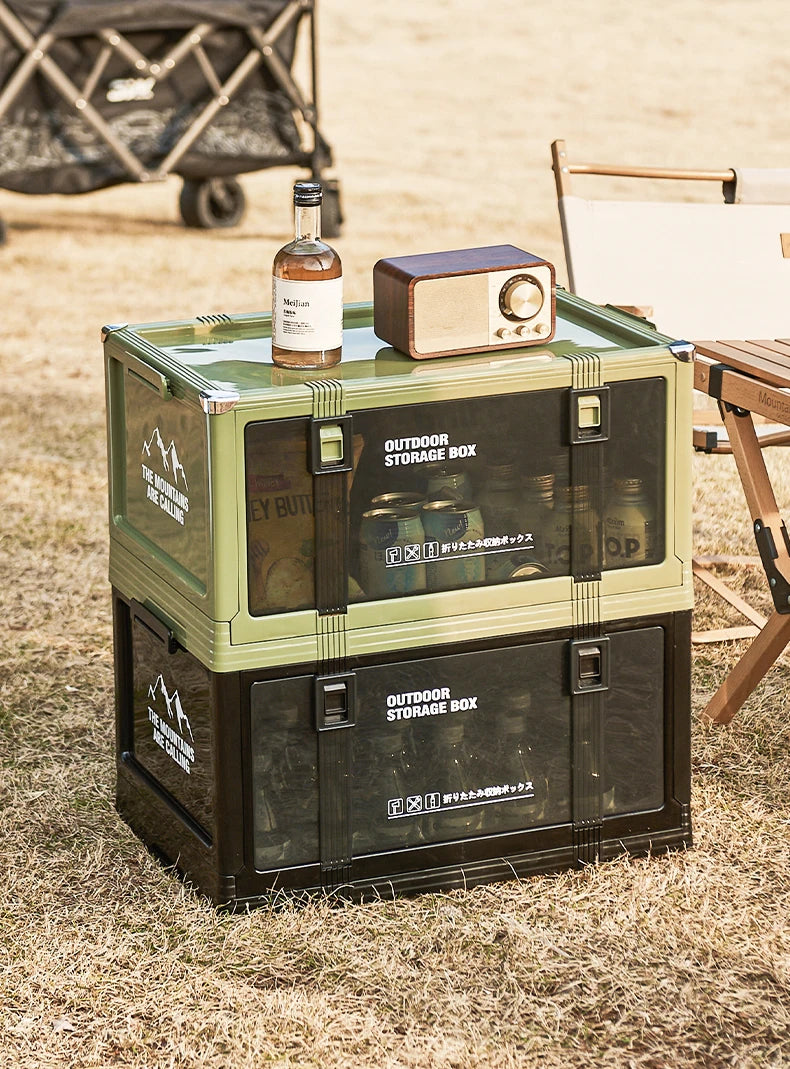 UFORU Multilayer Thickened Folding Storage Box with Lid Ideal for Outdoor