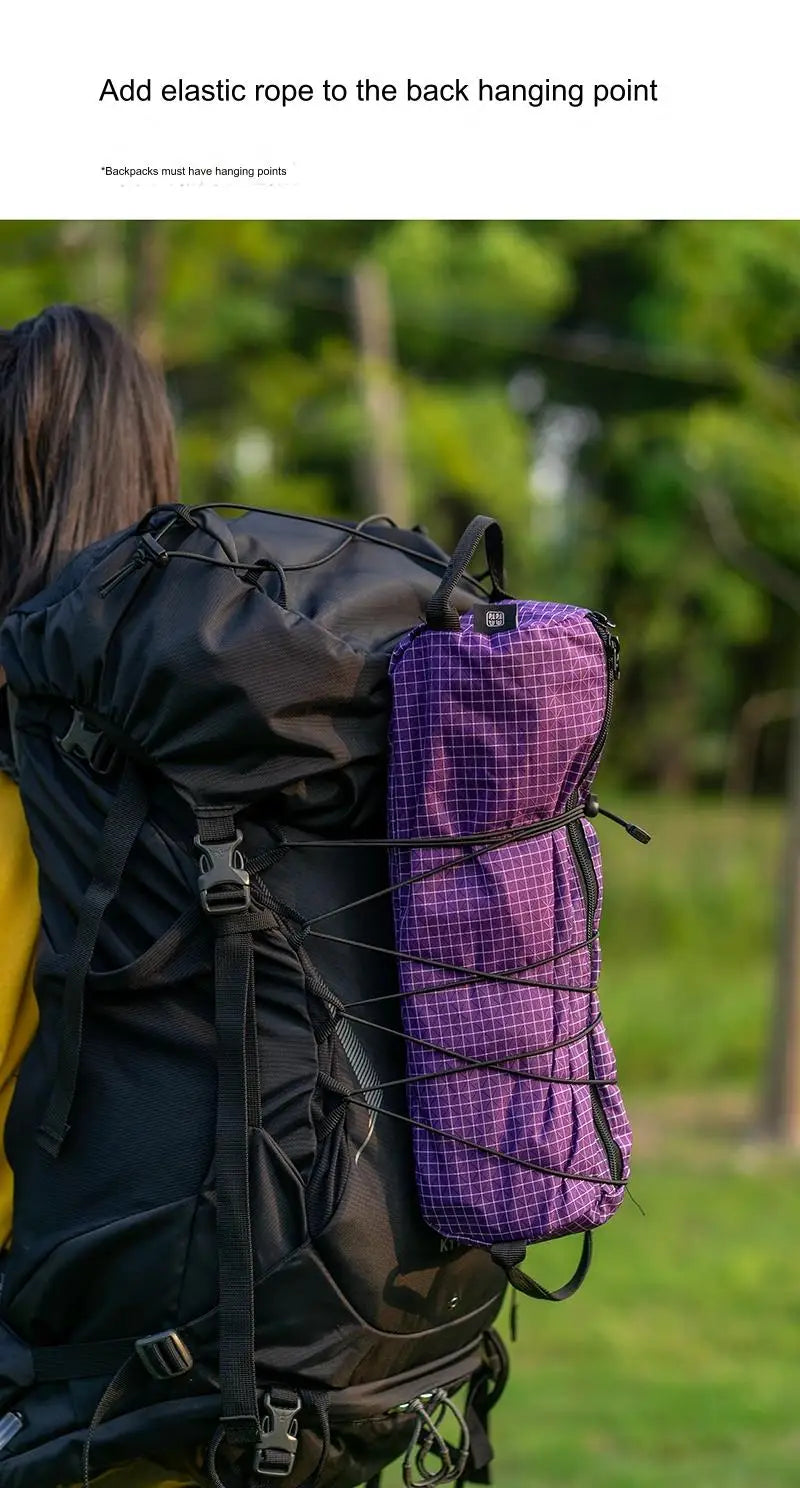 Lightweight External Hanging Bag for Backpack Tactical Hiking Camping Bags