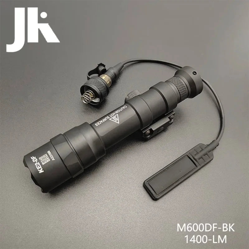 Tactical Flashlight M640 M340 Weapons Scout Light 20MM Picatinny Rail