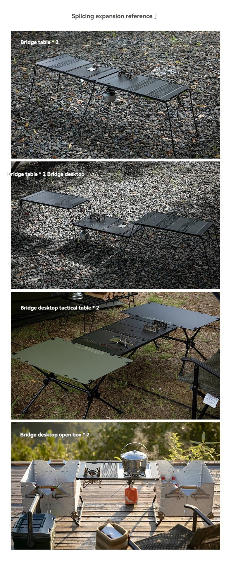 Combination Table Suitable For Snow Peak Stove Cover Outdoor Camping Table