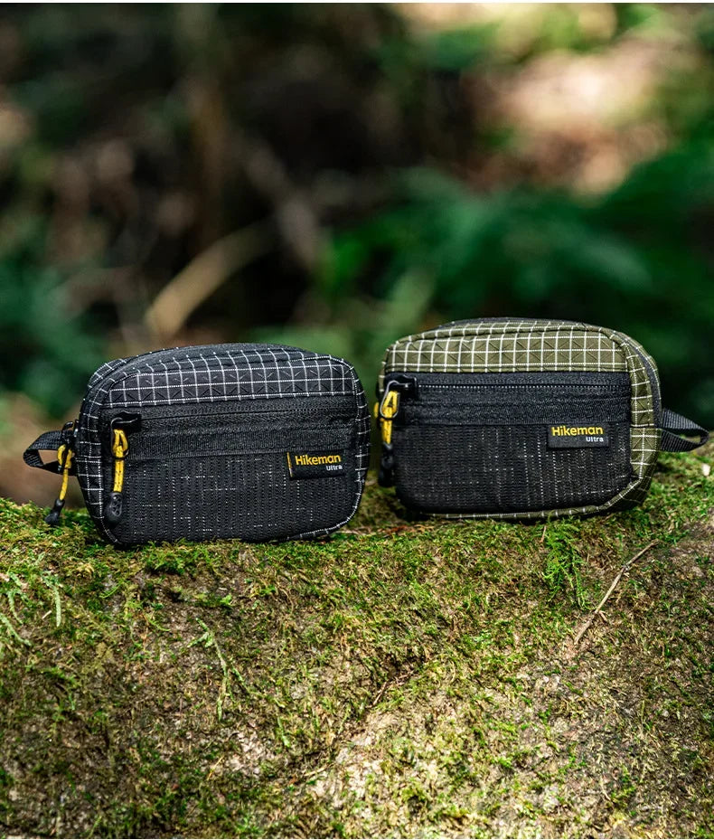 Tactical Utility Bag Durable Waterproof Zipper Mesh Pocket D Buckle Camping
