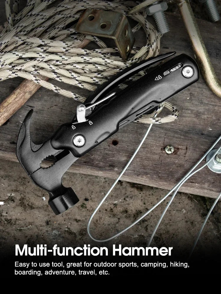 Multifunction Mini Sheep Horn Hammer Outdoor Camping Survival Gear Hammer