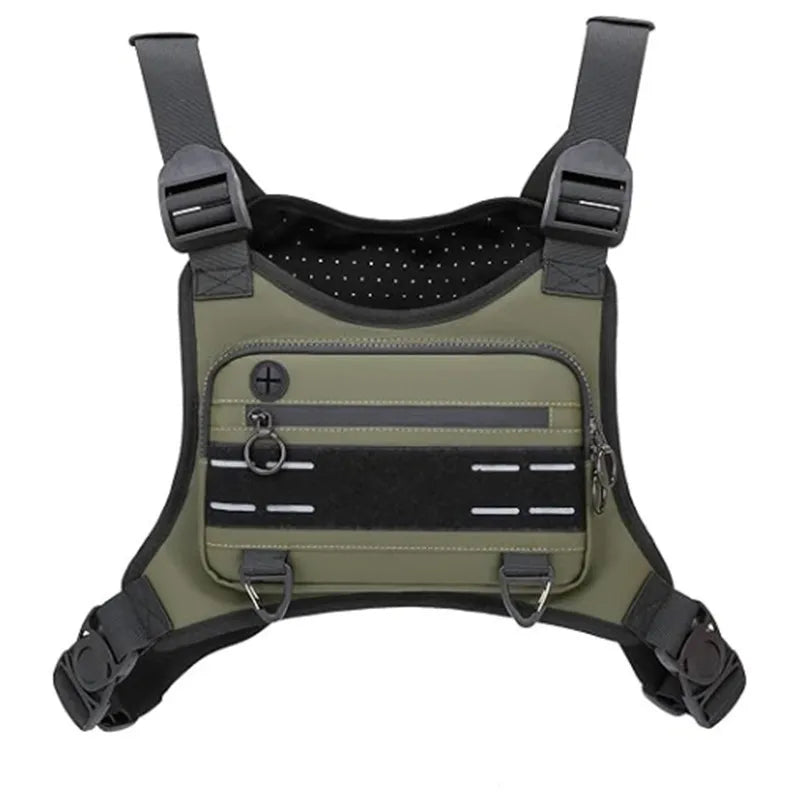 Sports Chest Bag Lightweight Waterproof Tactical Molle Hiking Camping Vest Bag