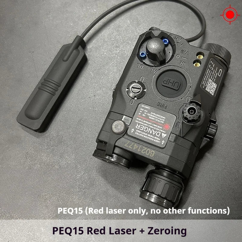 Tactical Airsoft Red Dot Green Blue IR Fill Light Laser Indicator Weapon Scout Light