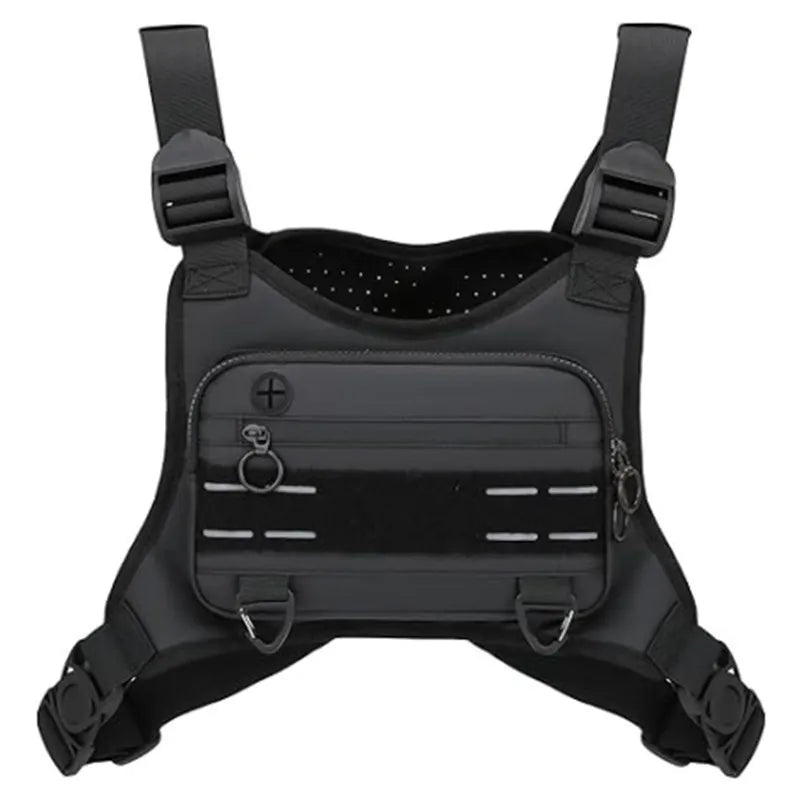 Sports Chest Bag Lightweight Waterproof Tactical Molle Hiking Camping Vest Bag