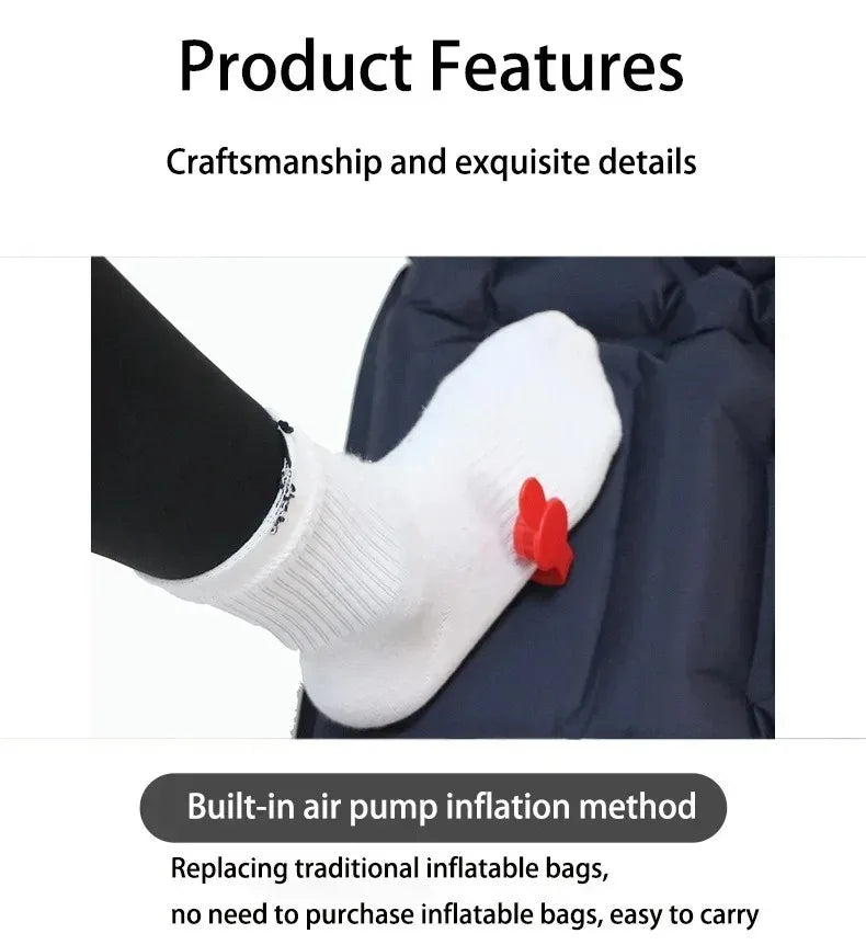 Outdoor Inflatable Camping Mats Air Cushion with Pillow Outdoor Tourist