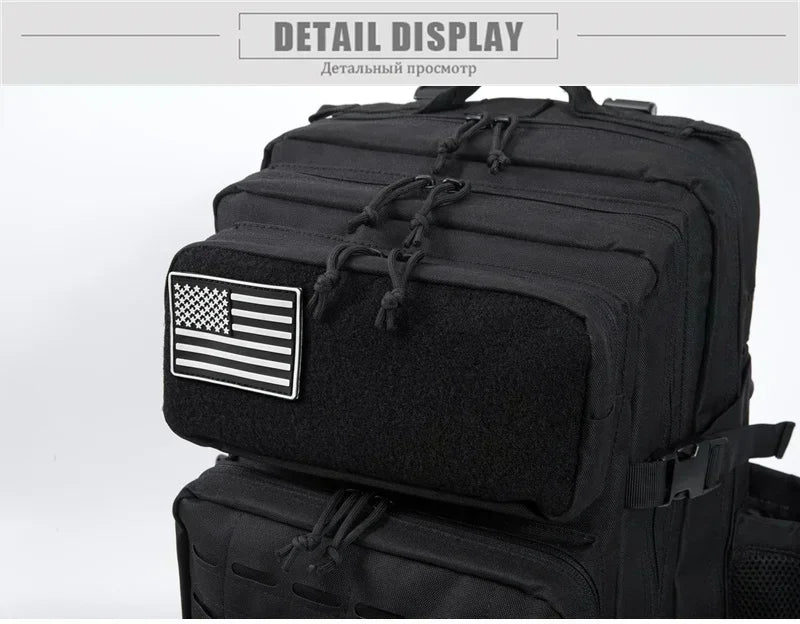 Tactical Backpack School Bag Gym Rucksack Treeking with Dual  camping
